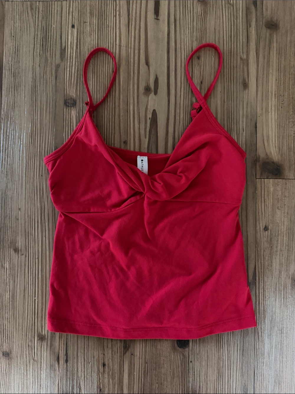 ATHLETA Powervida Twist Cami Top XS red